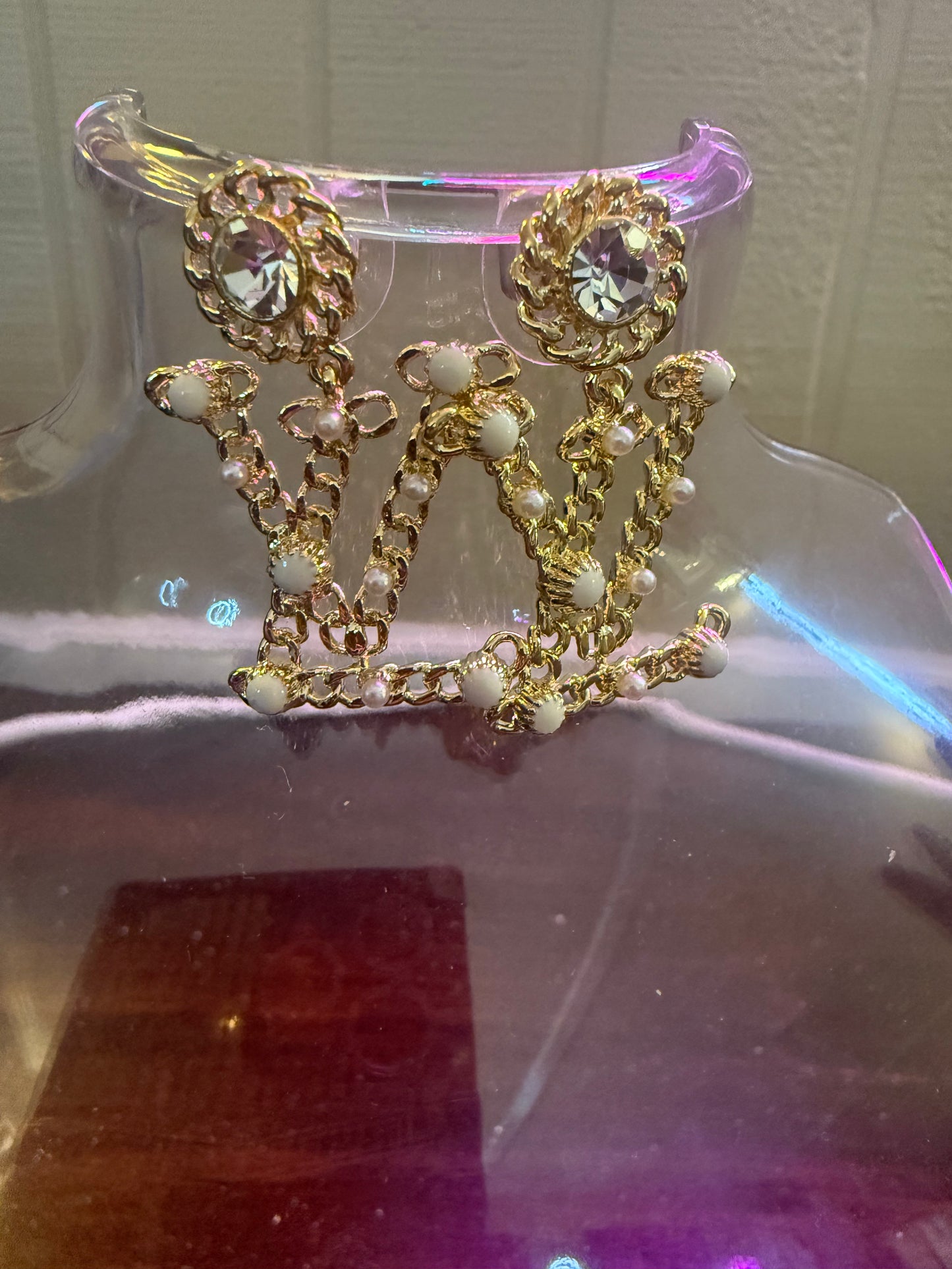 LV stone Earrings