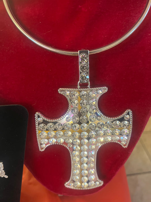 Bling Cross necklace