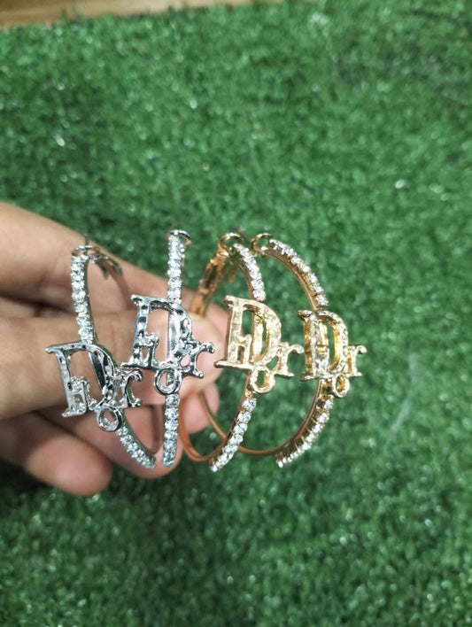 Dior bling Hoops