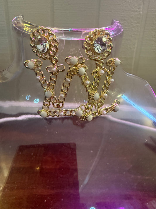 LV stone Earrings